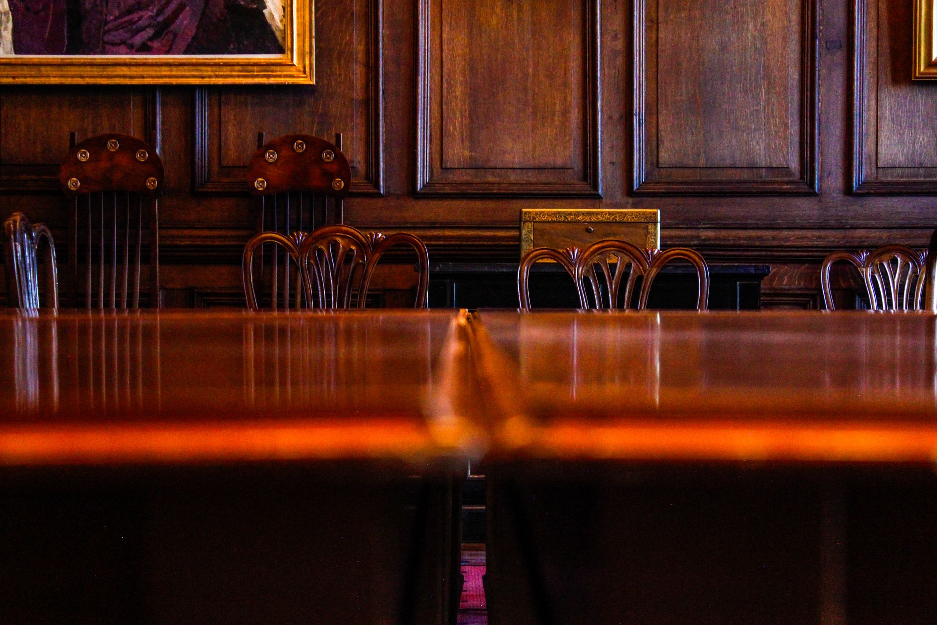 Beautiful wooden interior featuring classic wooden furniture in a traditional setting in Glasgow, illustrating What Does Feng Shui Say About Wooden Furniture